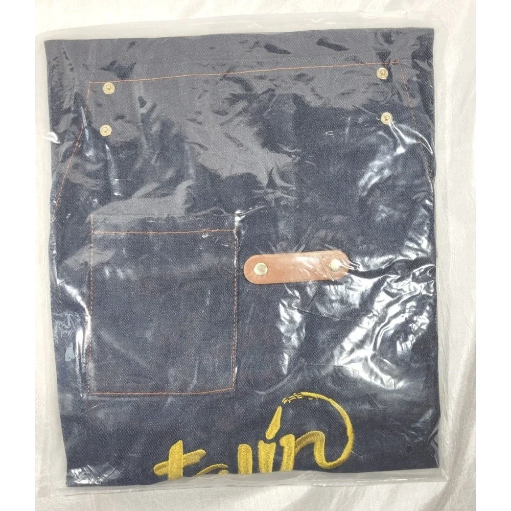 Tajin Seasoning Denim BBQ Apron w/ Embroidered Logo - One Size